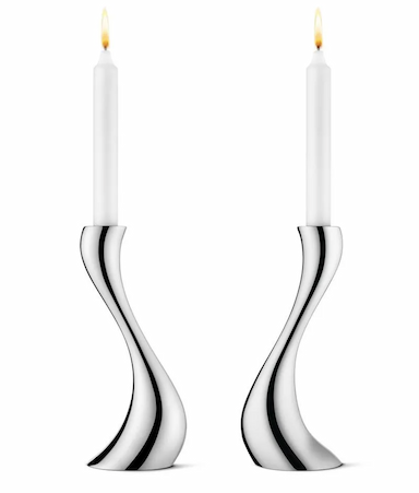 Georg Jensen Cobra lysestaker hos Nordic Nest